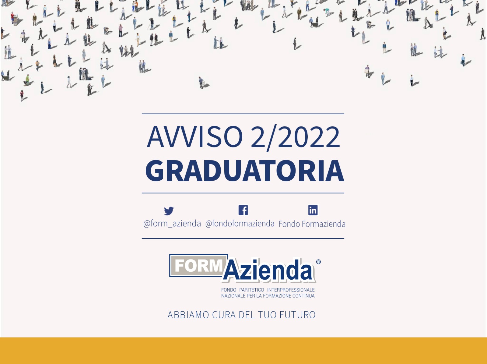 AVVISO 2/22: COMUNICAZIONE GRADUATORIE CDA 17/7